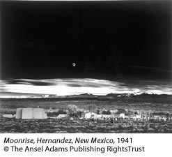 Moonrise, Hernandez, New Mexico, 1941 by Ansel Adams