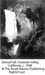 Vernal Fall, Yosemite Valley, California, c. 1948