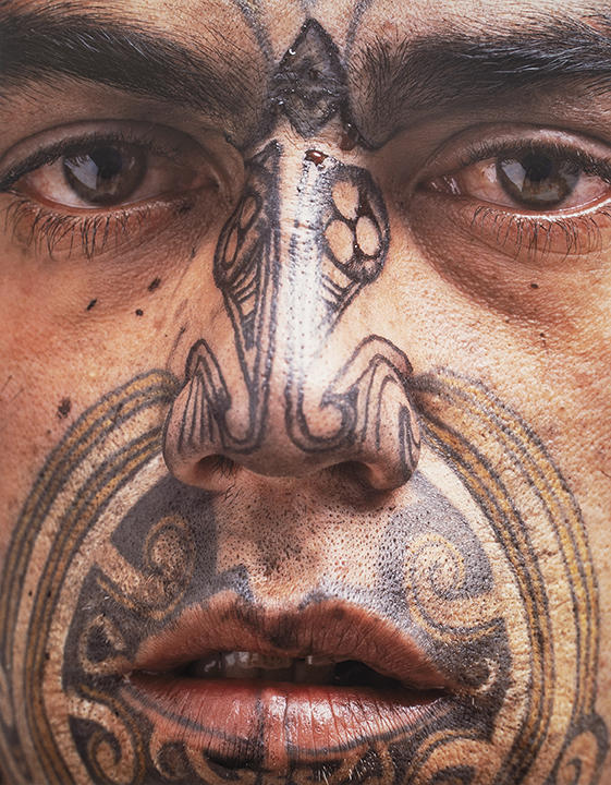 Photograph by Hans Neleman from the book Moko – Maori Tattoo
